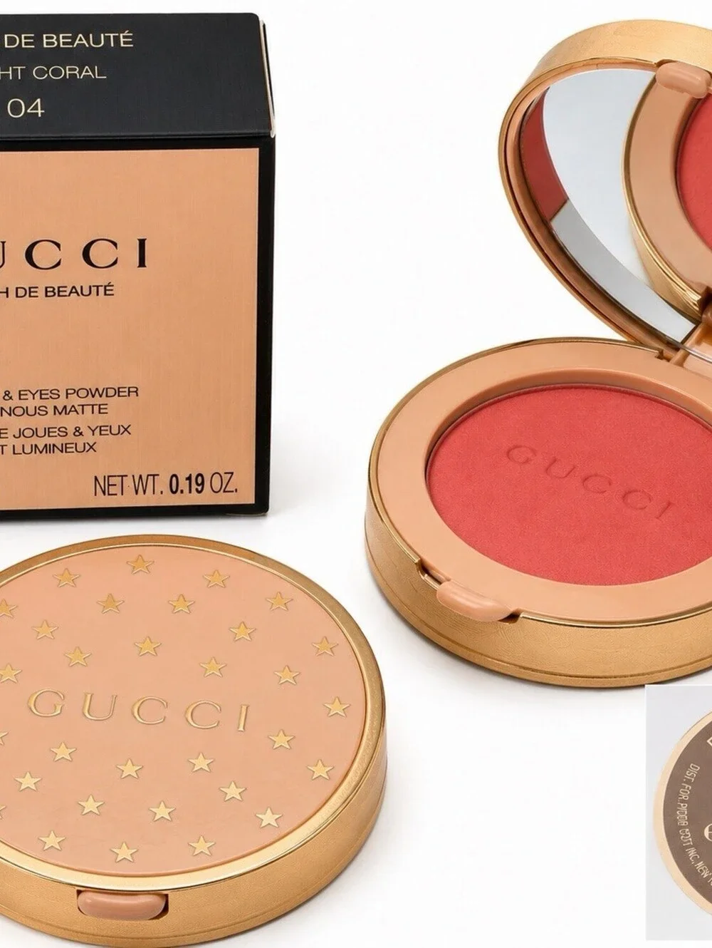 Gucci Blush de Beauté Cheeks & Eyes Powder 04 Bright Coral 5.5g